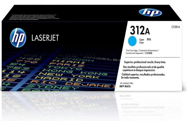 HP 312A CF381A Cyan Toner Cartridge HP 312A CF381A Cyan Toner Cartridge